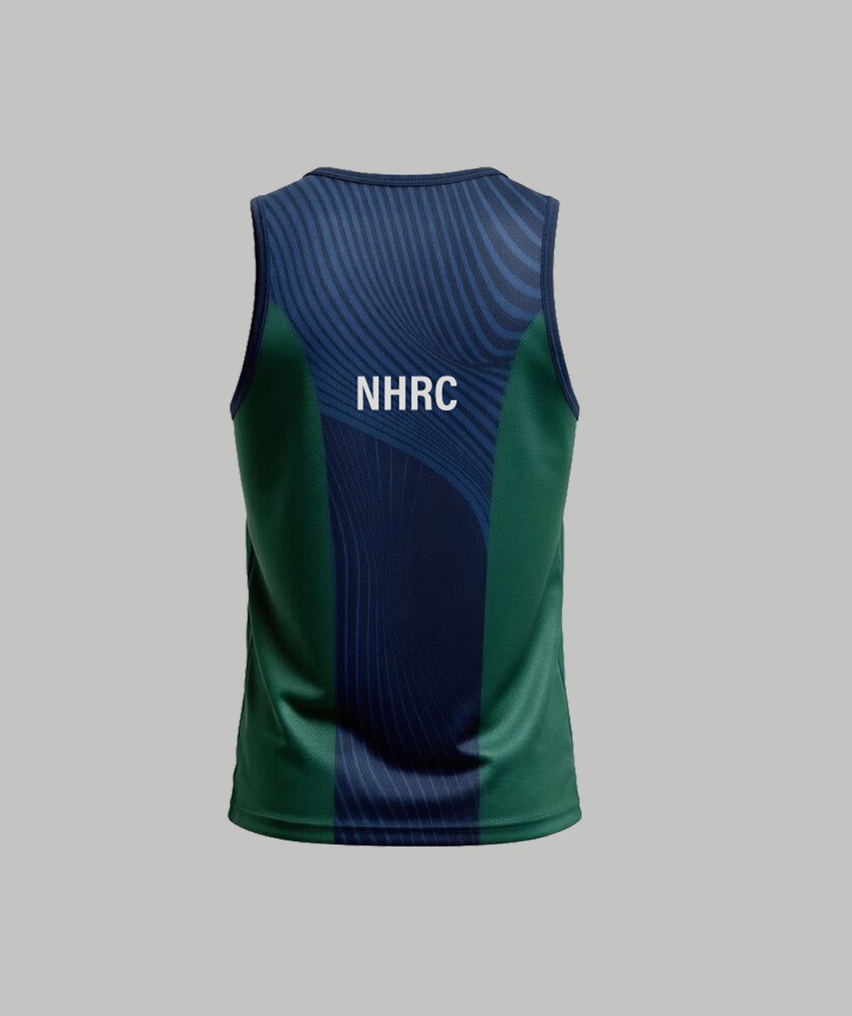 Men's New Haven Rowing Club Performance Tank - Navy/Green