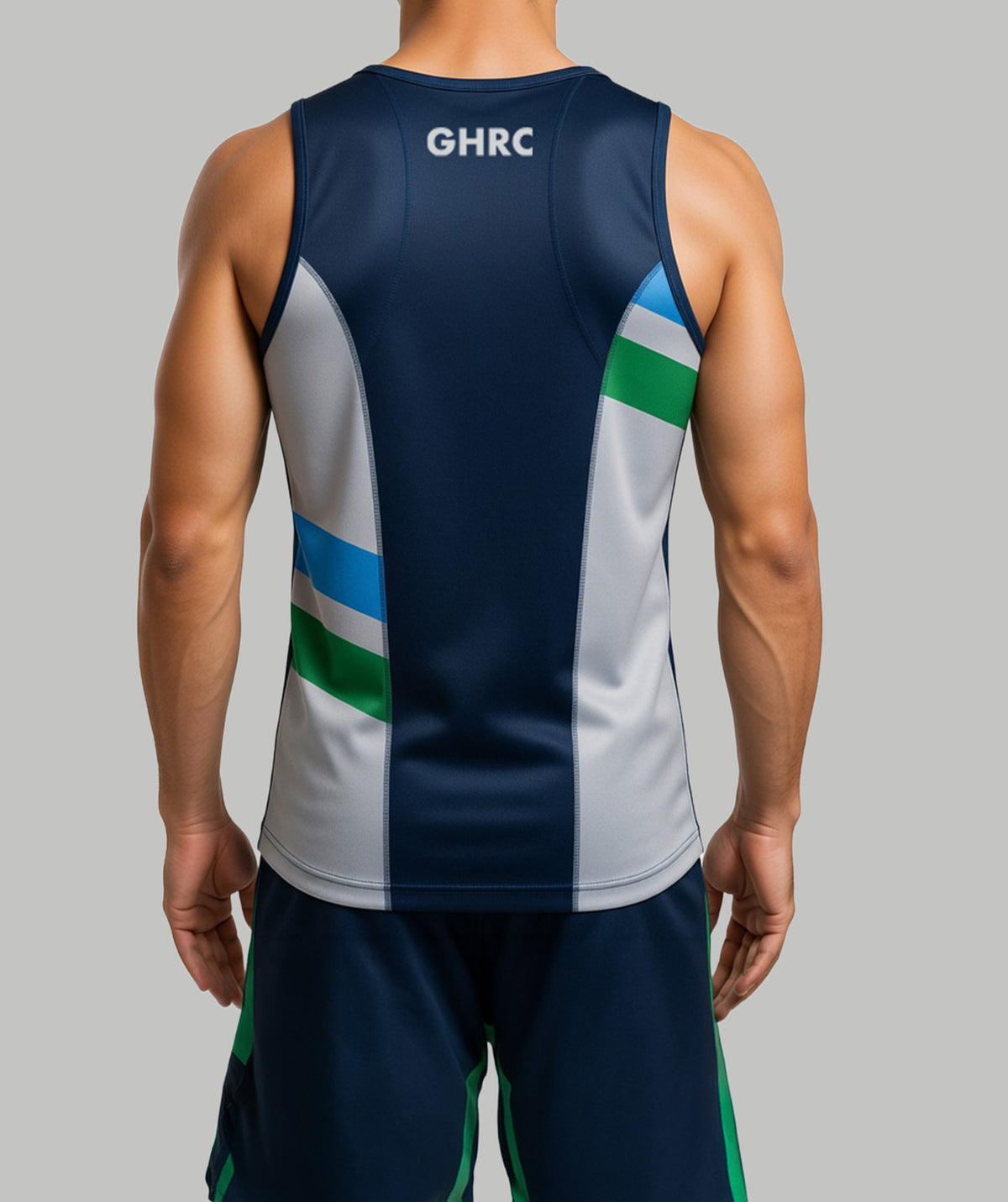Men's Greater Houston Rowing Club Performance Tank - Blue