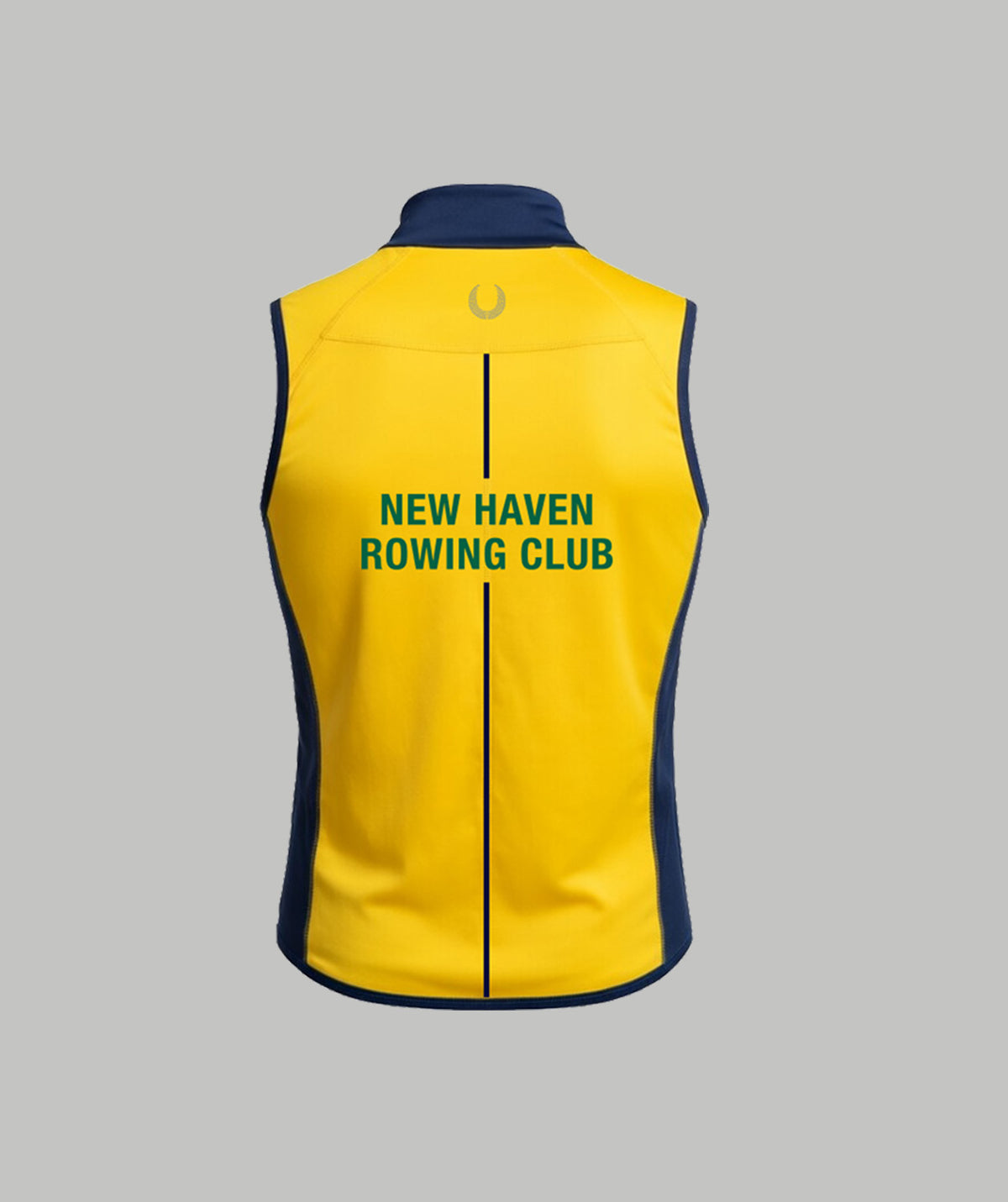 Men's New Haven Rowing Club Stratus Vest - Neon Yellow/Navy
