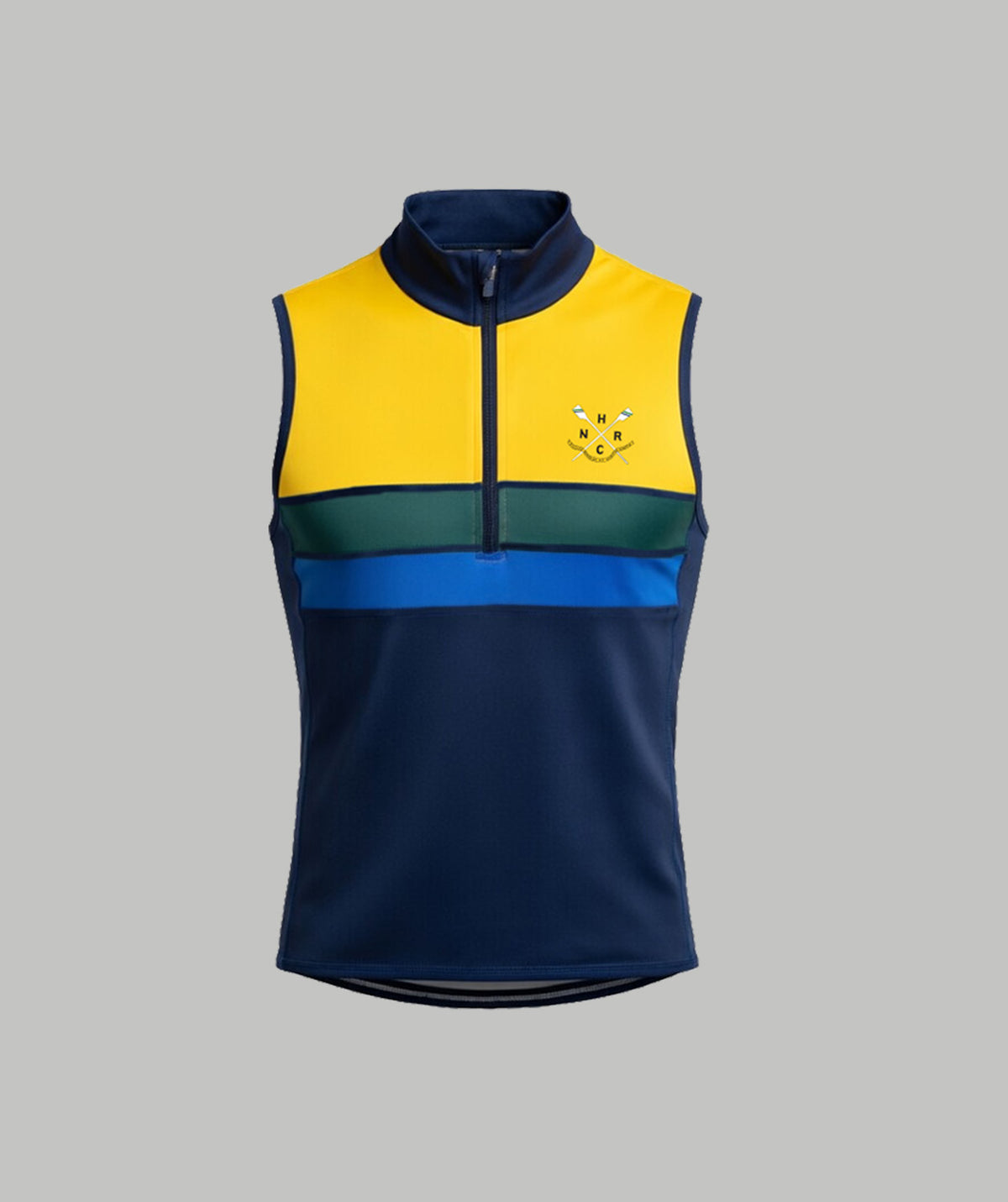 Men's New Haven Rowing Club Stratus Vest - Neon Yellow/Navy