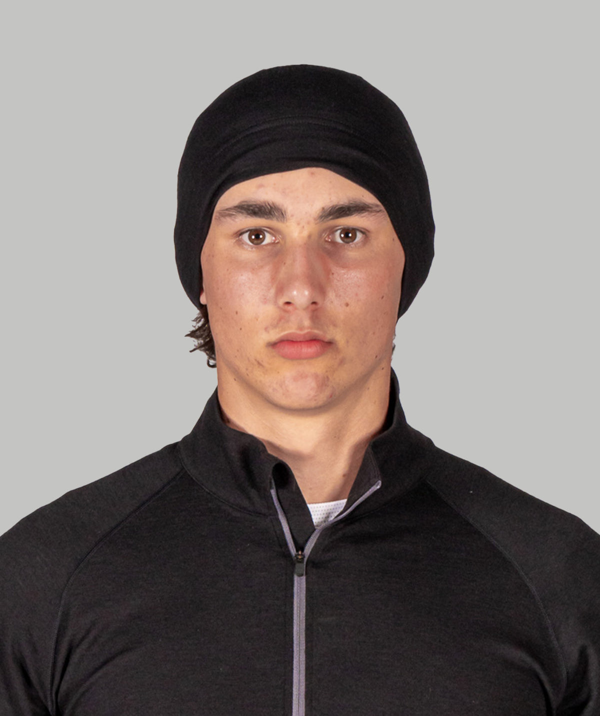 Unisex Wreath Pro-Merino Beanie - Black