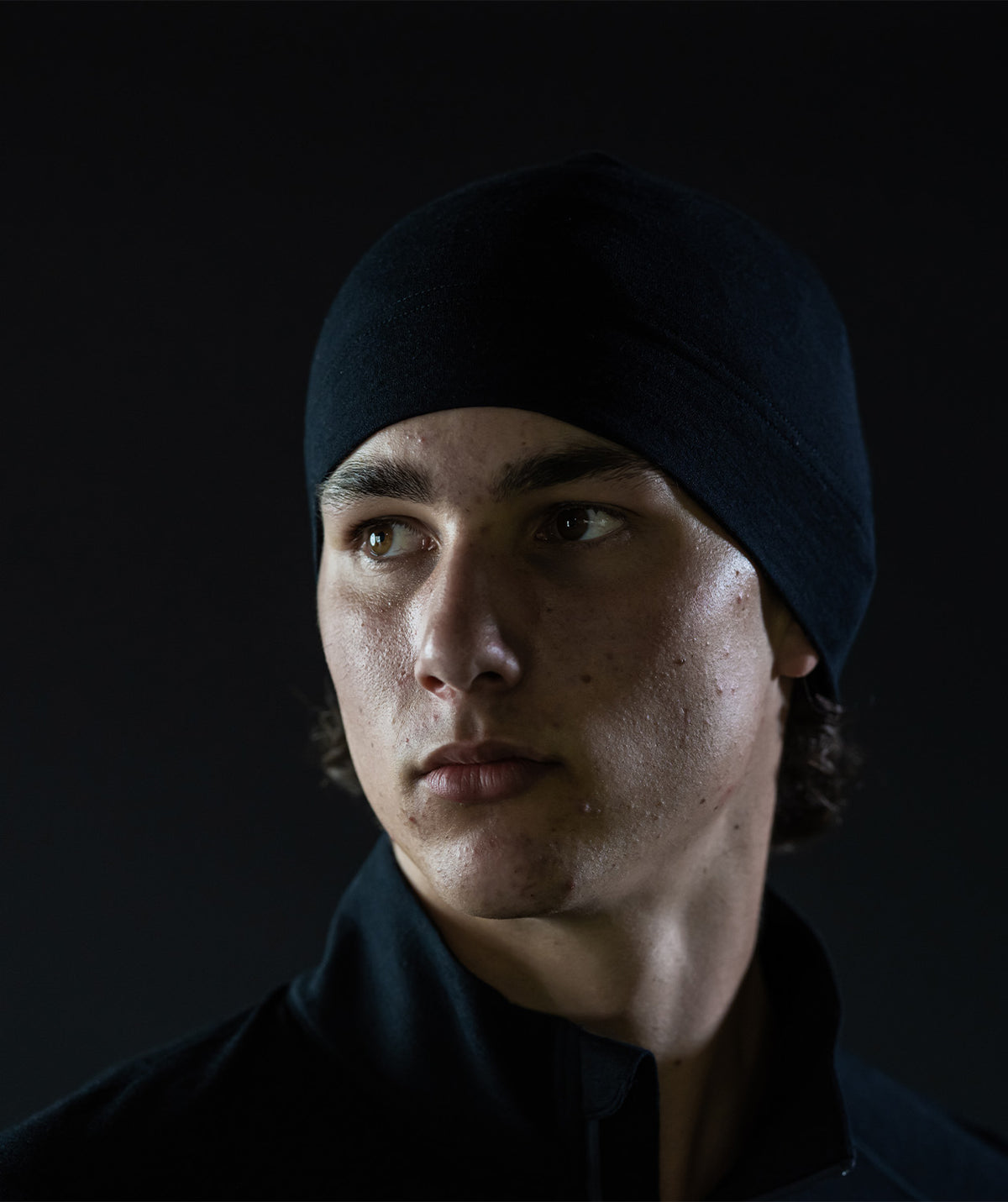 Unisex Wreath Pro-Merino Beanie - Black
