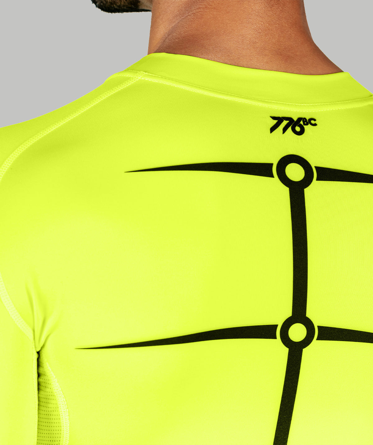 Men's Motion 2.0 LS Base Layer - Neon Yellow/Black