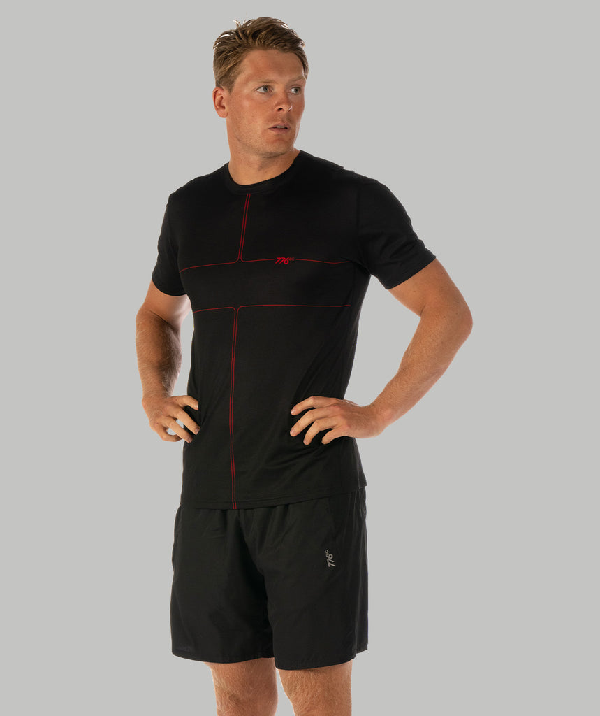 Men's Motion Performance 2.0 T-Shirt - Black/Red