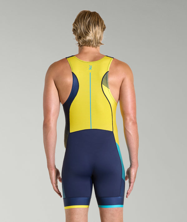 Men's Velocity Pro Unisuit - Navy/Neon Yellow