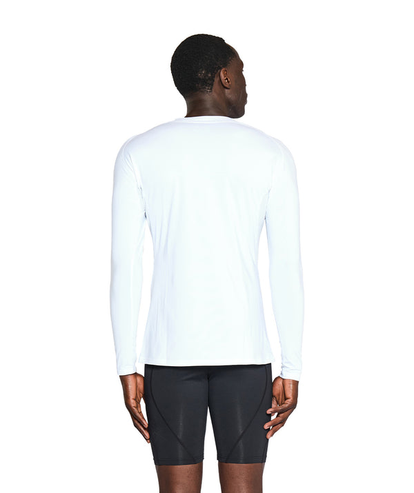 Men's Wreath Winter Base Layer LS - White