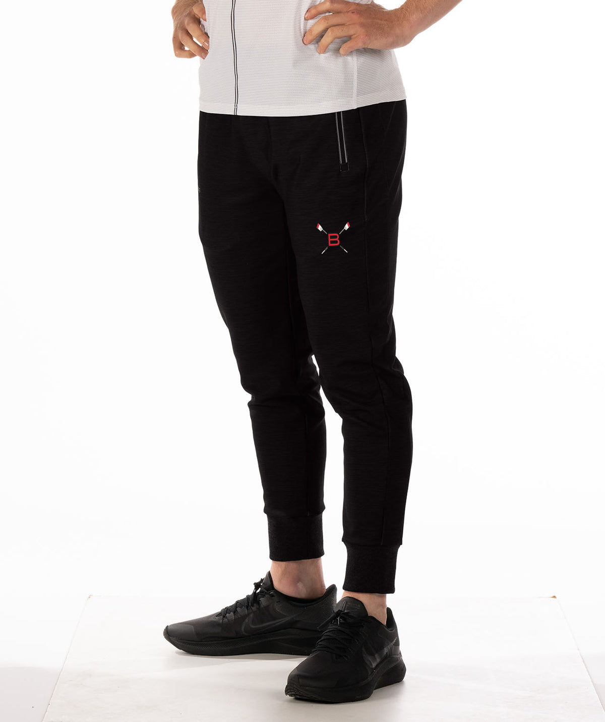 Men's Bedford Crew Podium Trackpant - Black