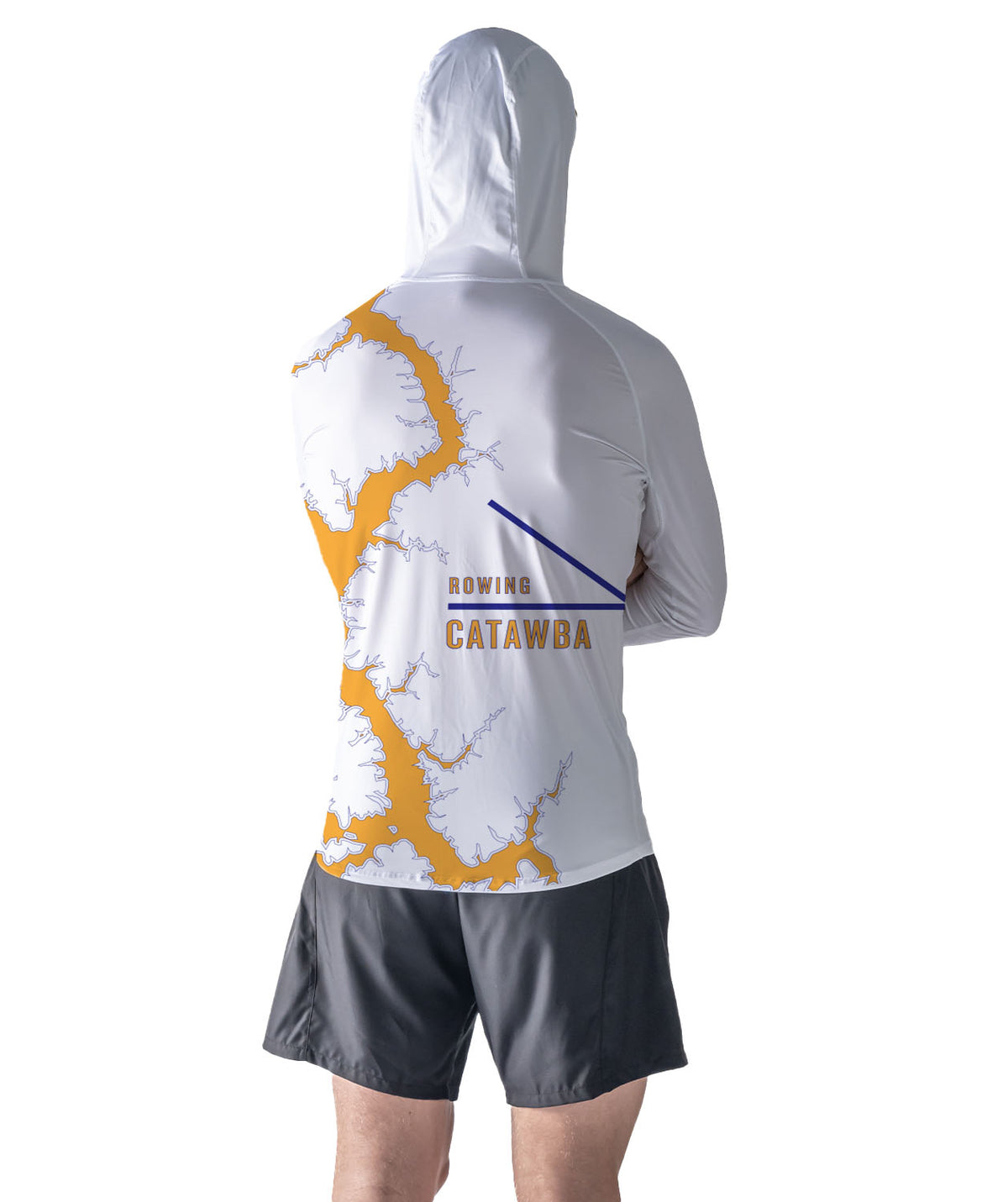Men's Catawba Sun Hoodie LS - White