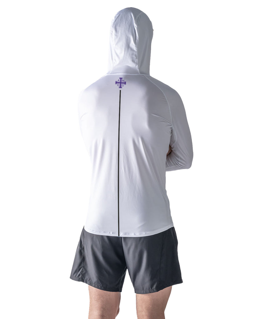 Men's Gonzaga College High School Summer Hoodie LS - White