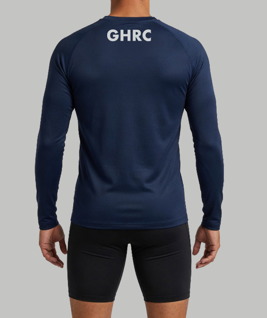 Men's Greater Houston Rowing Club Base Layer LS - Blue