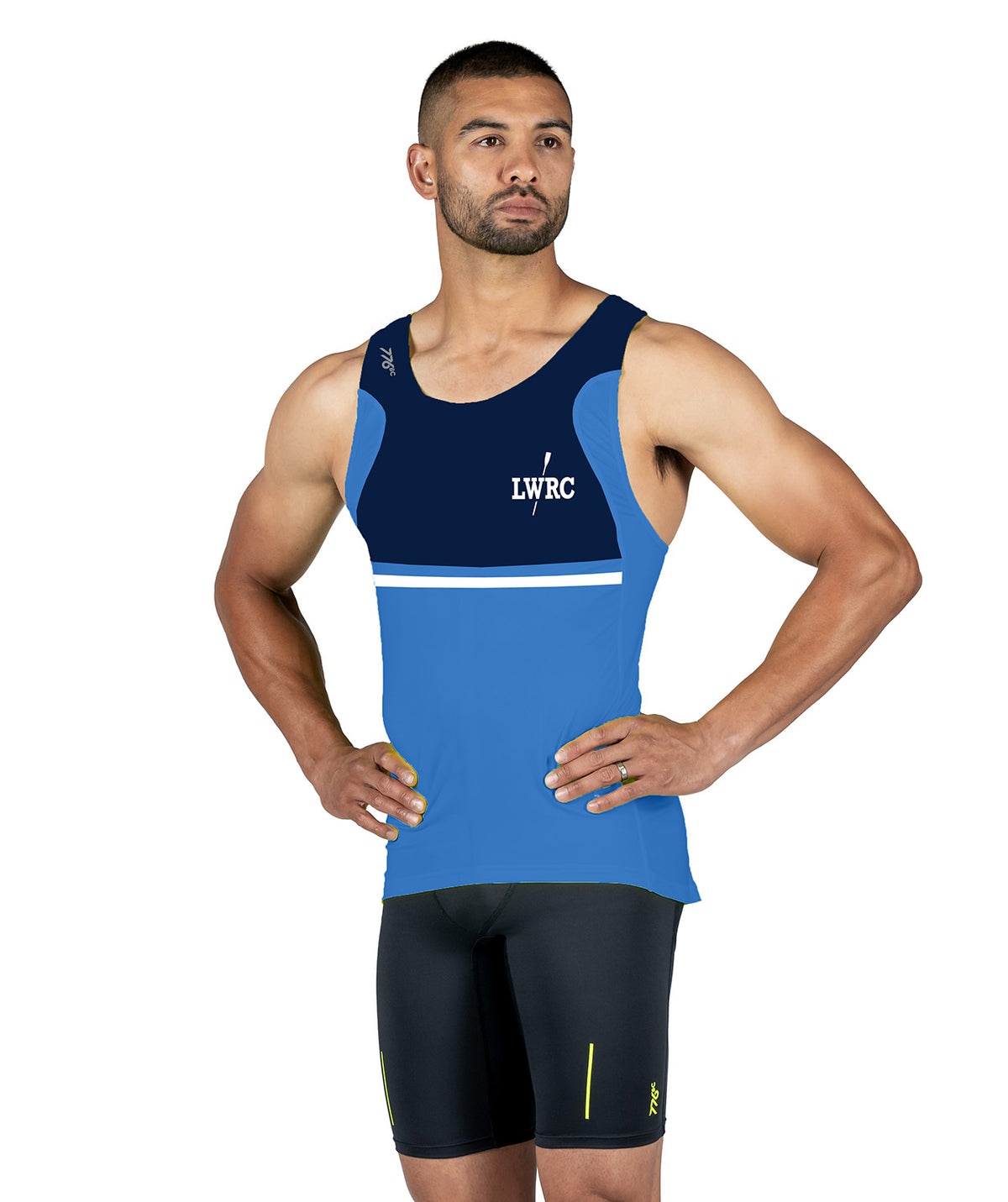 Men's Lake Washington Race Tank - Blue/Navy