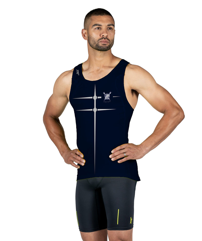 Men's Liverpool University Boat Club  Motion Race Tank - Navy