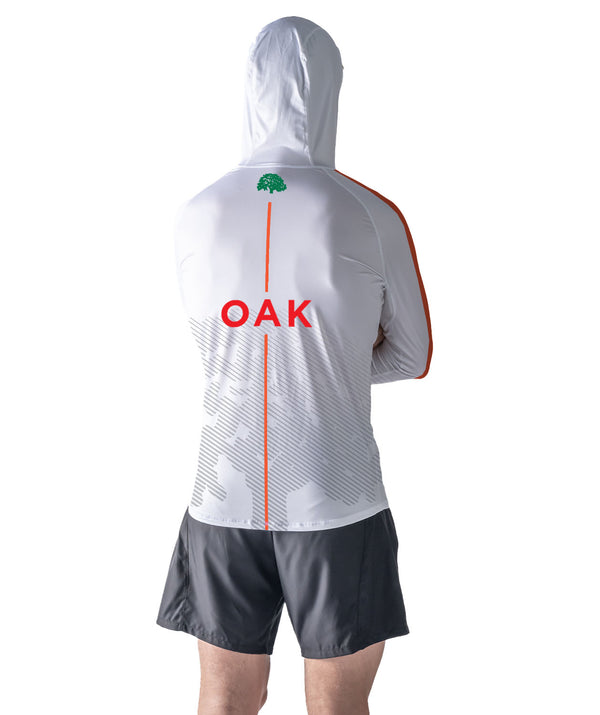 Men's Oakland Strokes Sun Hoodie LS - White