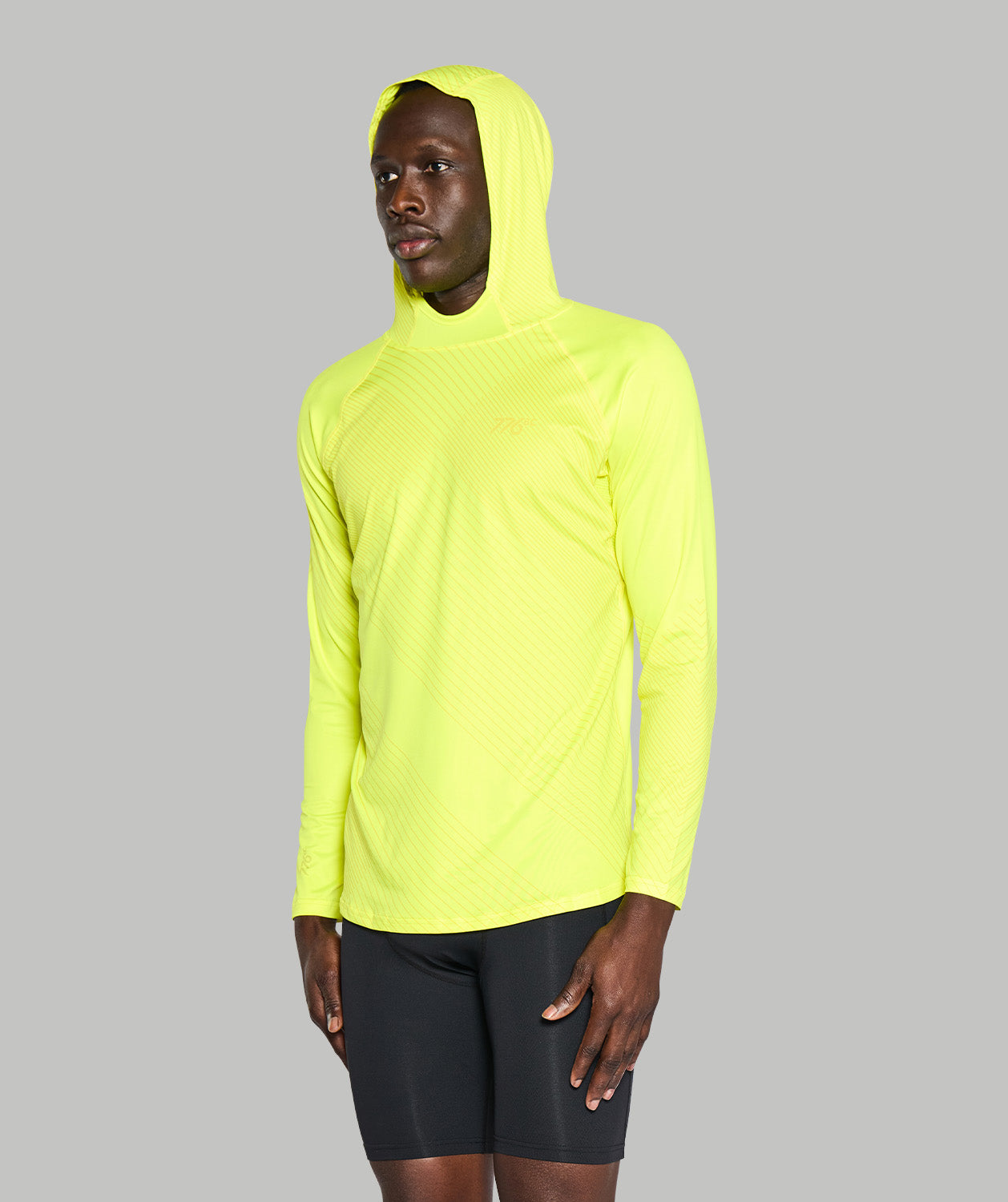 Men's Wreath Sun Hoodie - Graphic Neon Yellow – 776BC