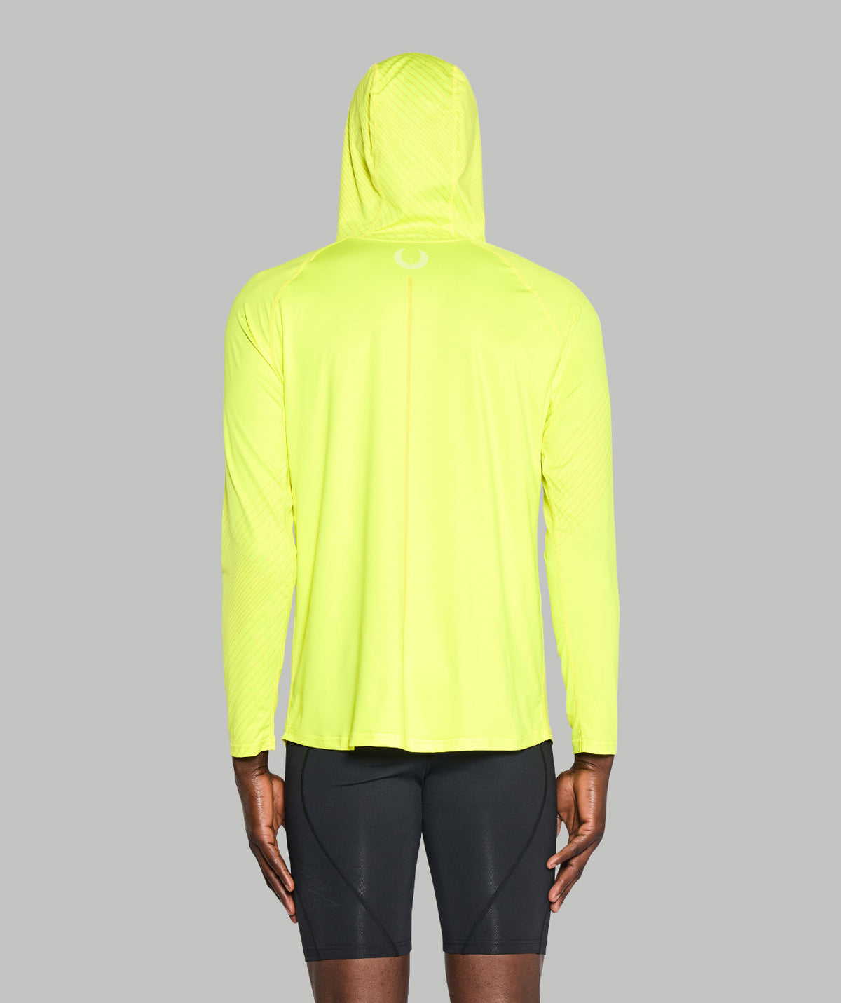 Men's Wreath Sun Hoodie - Graphic Neon Yellow