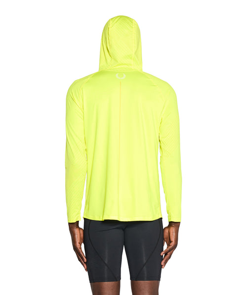 Men's Wreath Summer Hoodie - Graphic Neon Yellow