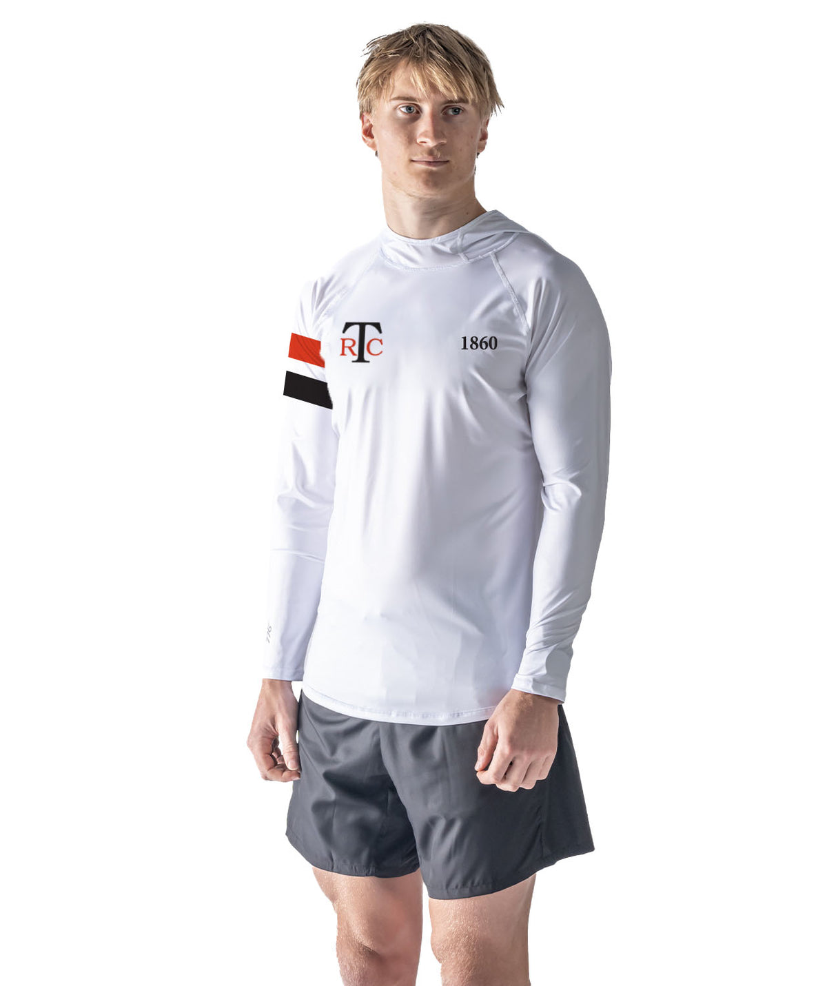 Men's Thames Rowing Club Sun Hoodie LS - White