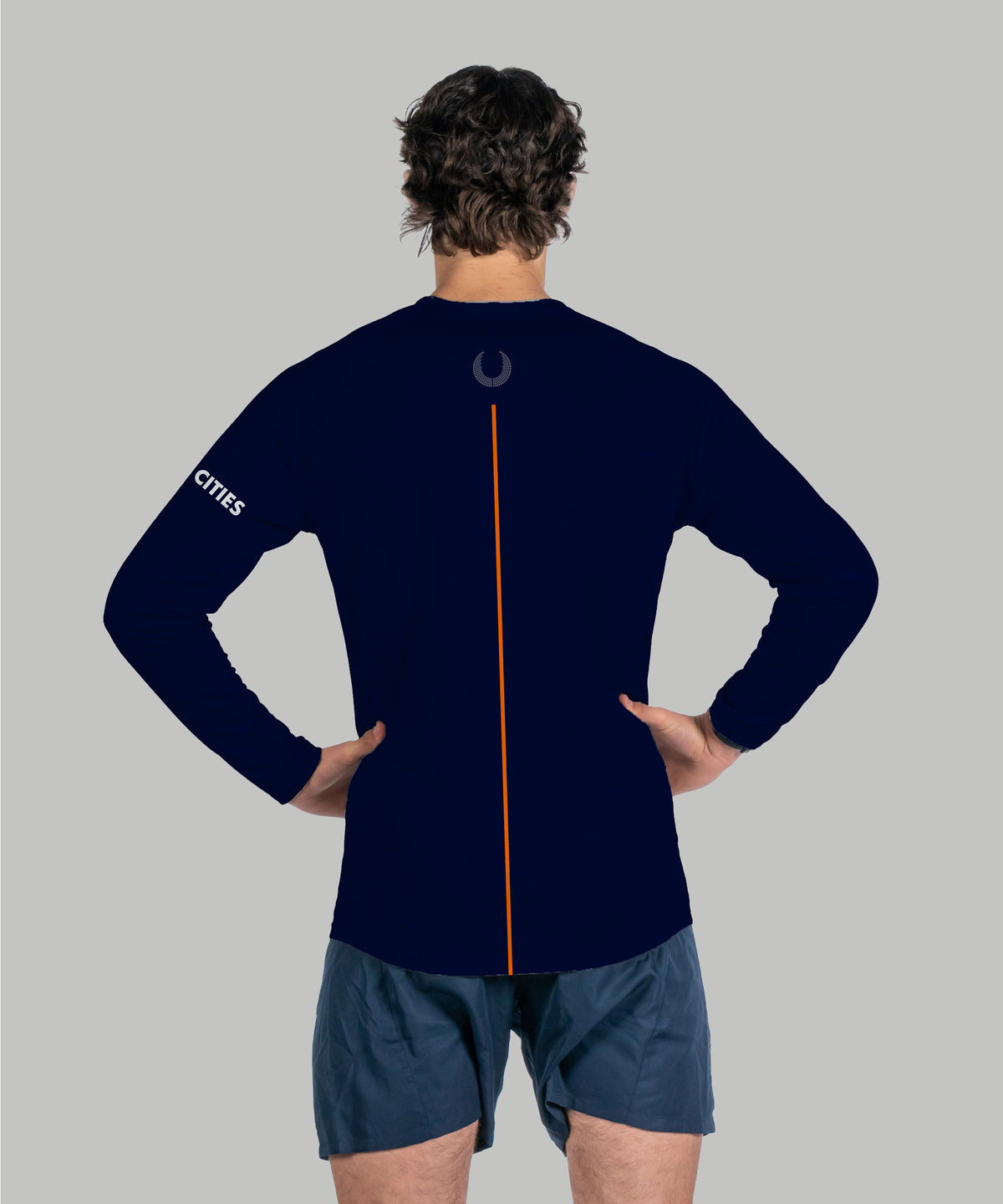 Men's Twin Cities Active T-Shirt LS - Navy