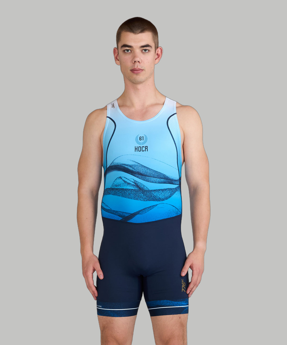 Men's 776BC X HOCR 61 Pro Unisuit - Azure/Navy