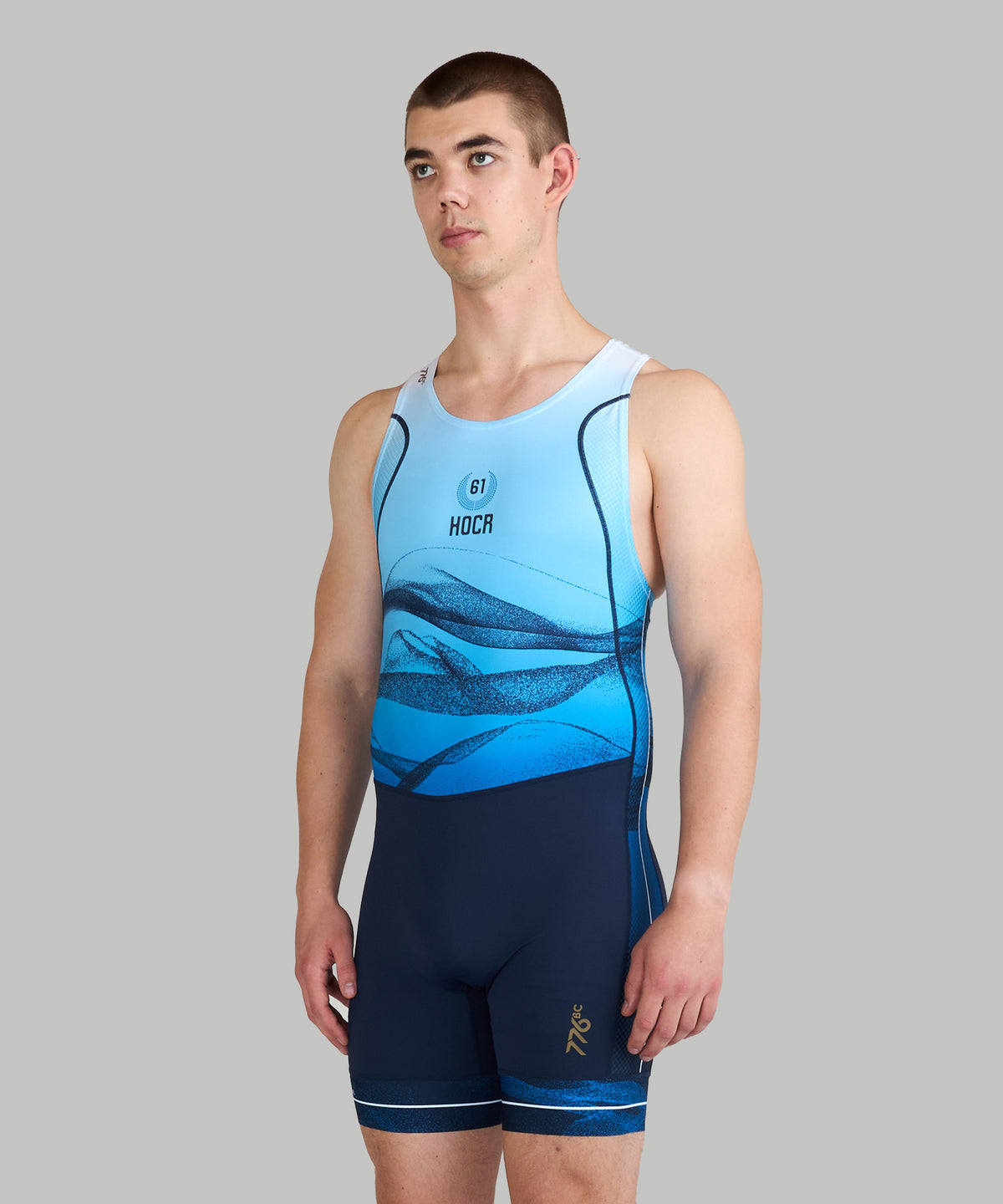 Men's 776BC X HOCR 61 Pro Unisuit - Azure/Navy