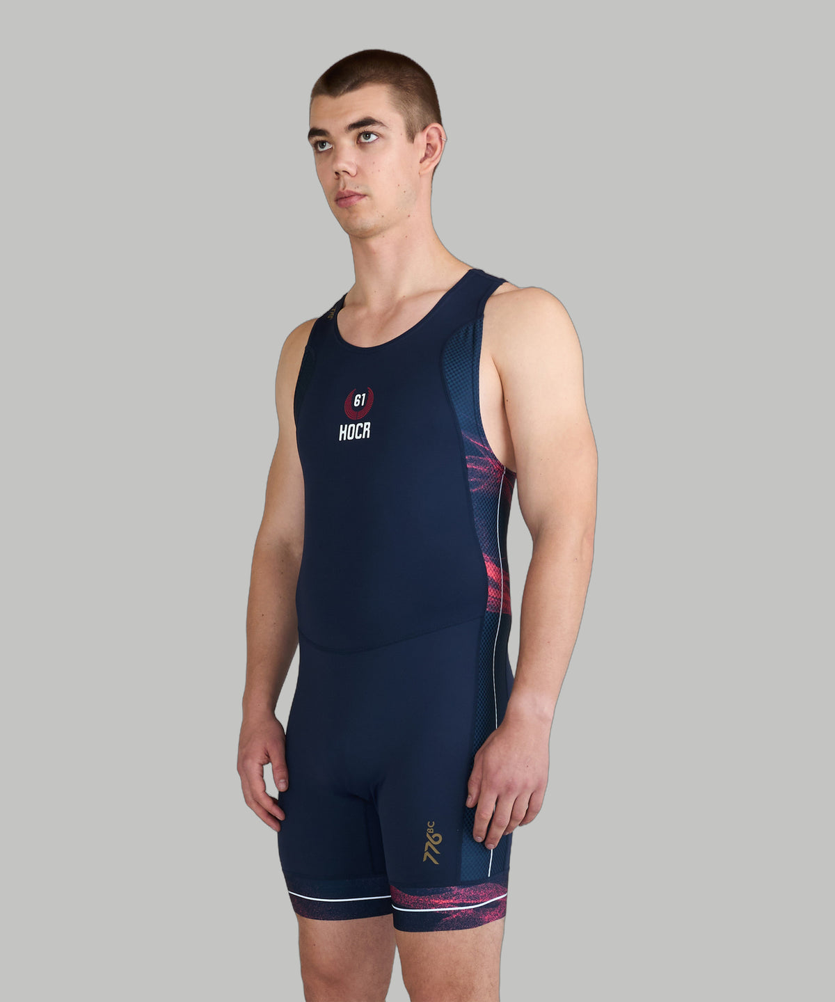 Men's 776BC X HOCR 61 Pro Unisuit - Navy/Crimson