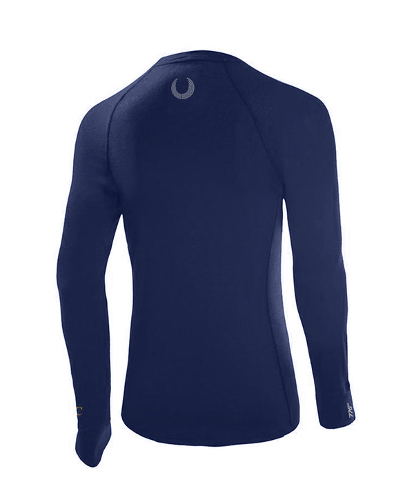 Men's Pelham Community Rowing Association Pro-Merino Crew LS - Navy