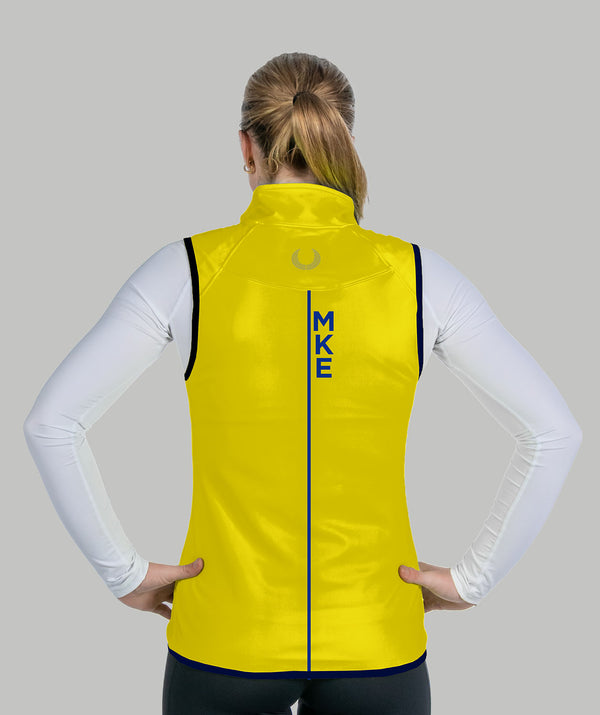 Women's Milwaukee Rowing Club Stratus Vest - Neon Yellow