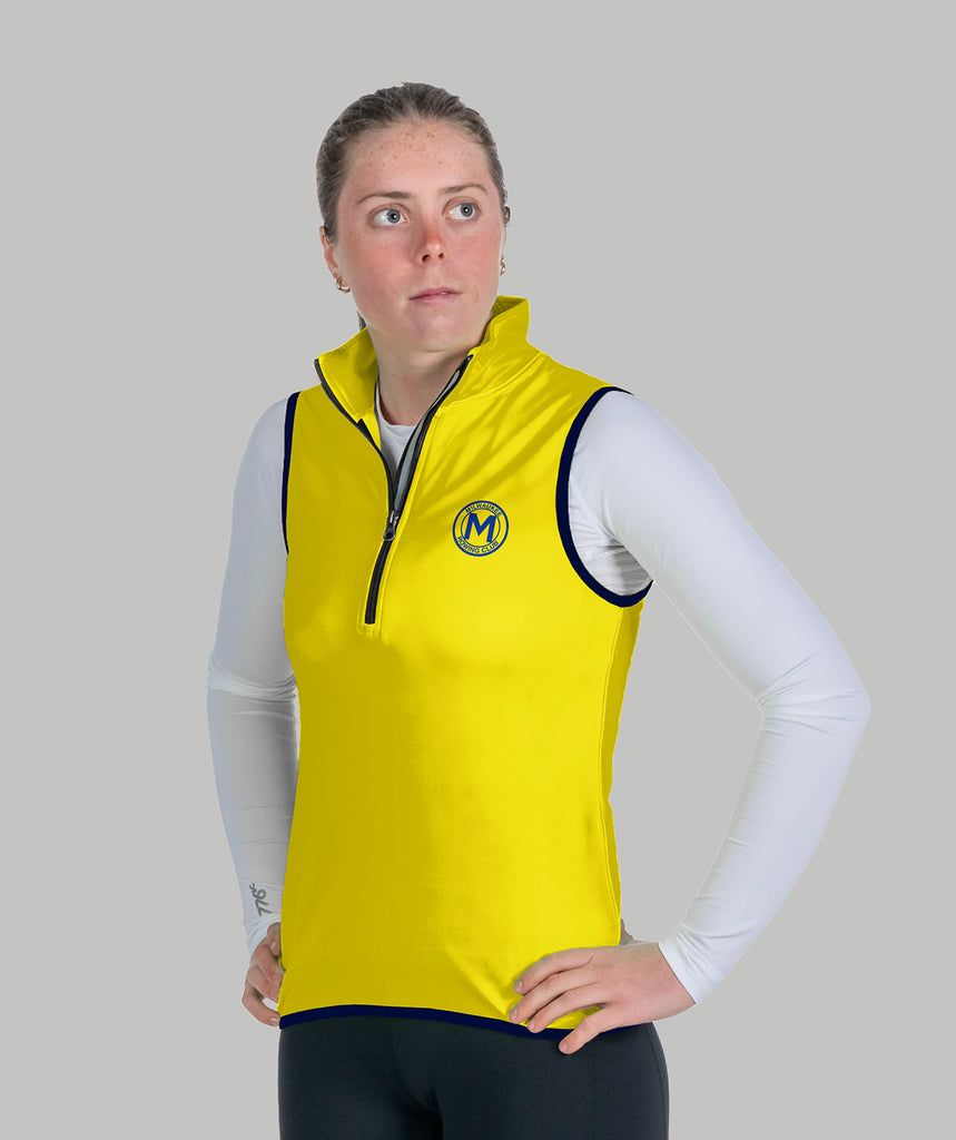 Women's Milwaukee Rowing Club Stratus Vest - Neon Yellow