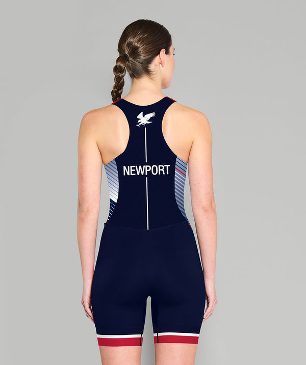 Women's Newport Sea Base Pro Unisuit - Navy/Red/White
