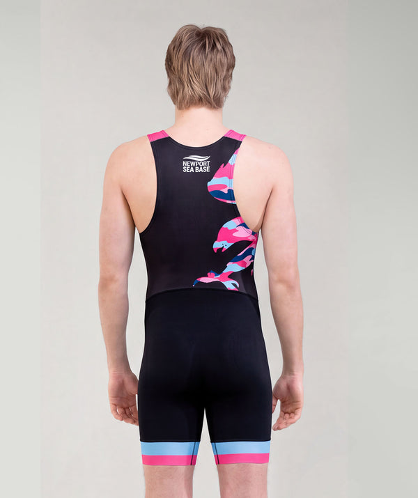 Men's Newport Sea Base Streamline Unisuit Leg Band - Black/Pink