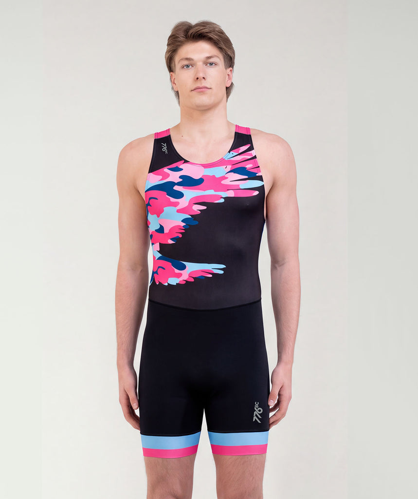 Men's Newport Sea Base Streamline Unisuit Leg Band - Black/Pink