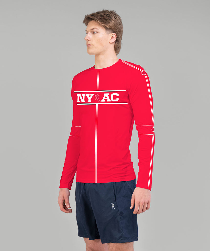 Men's New York Athletic Club Base Layer LS - Red
