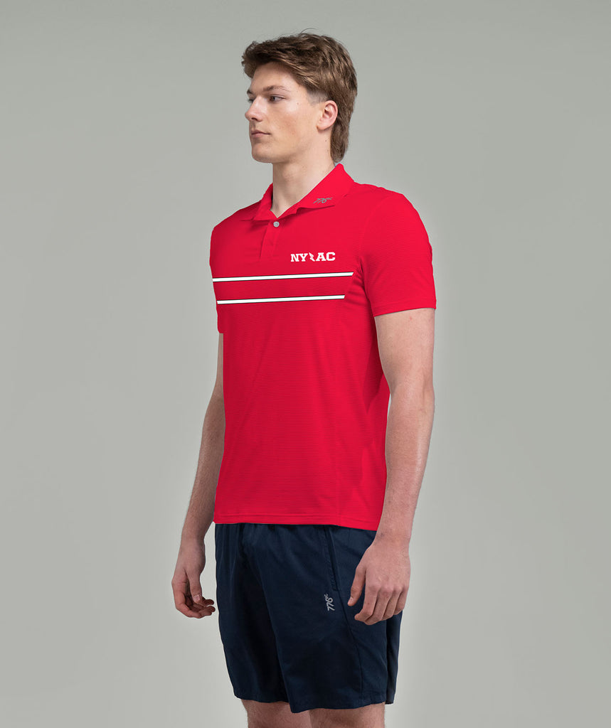 Men's New York Athletic Club Polo SS - Red