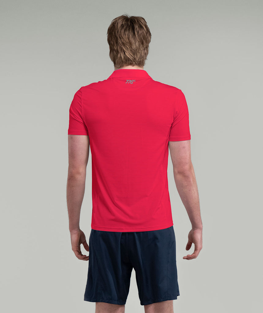 Men's New York Athletic Club Polo SS - Red