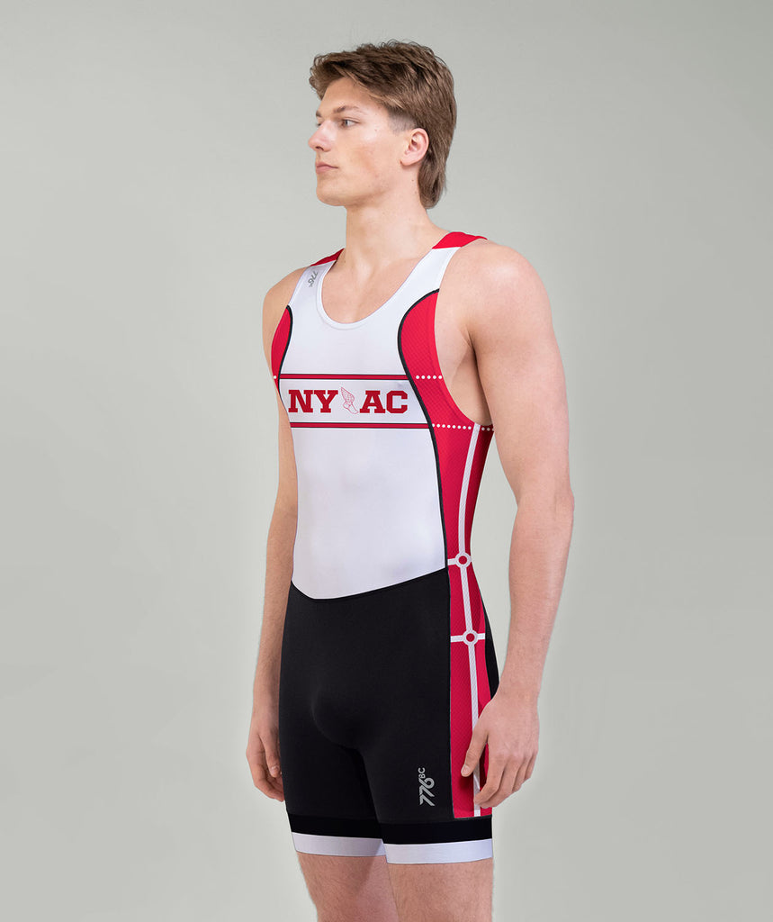 Men's New York Athletic Club Pro Unisuit - Black/White/Red