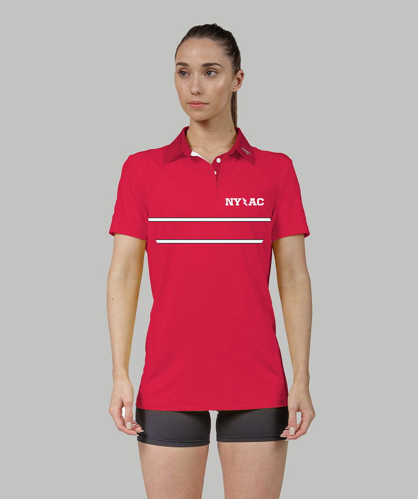 Women's New York Athletic Club Polo SS - Red