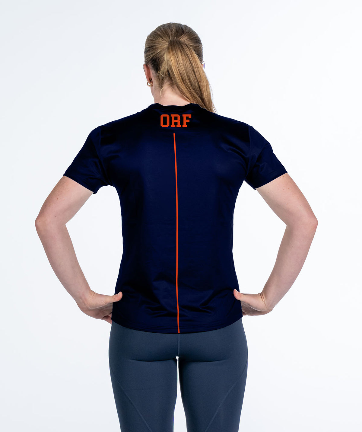 Women's Norfolk Academy Performance T-Shirt SS - Navy