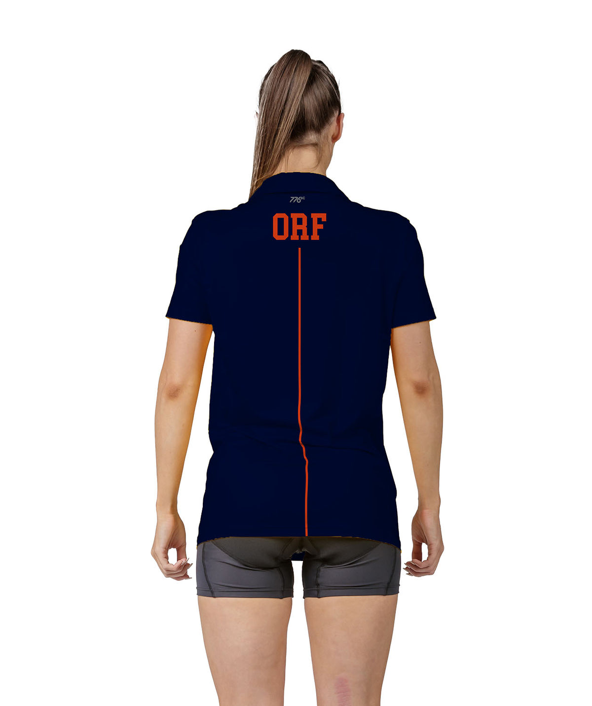 Women's Norfolk Academy Polo SS - Navy