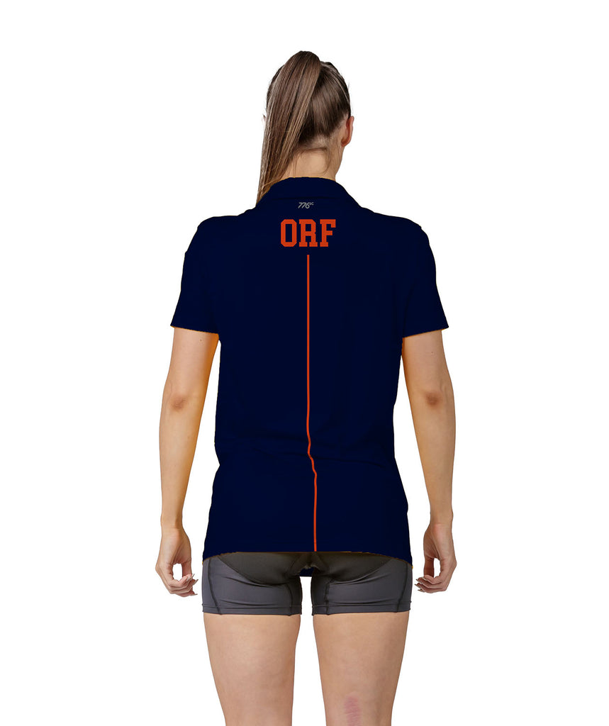 Women's Norfolk Academy Polo SS - Navy