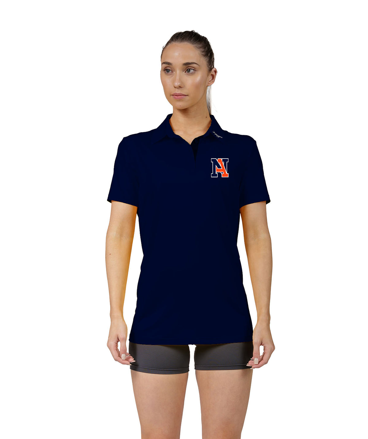 Women's Norfolk Academy Polo SS - Navy