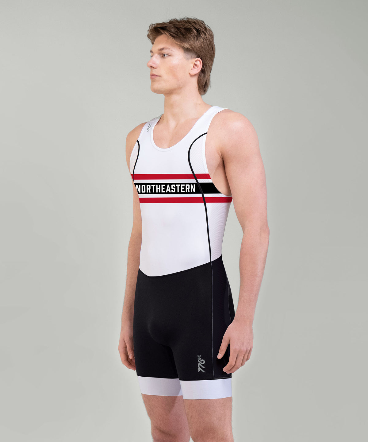 Men's Northeastern University Pro Unisuit - Red/White