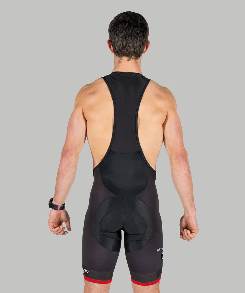 Men's Northeastern University Power Cycle Bib Short - Black
