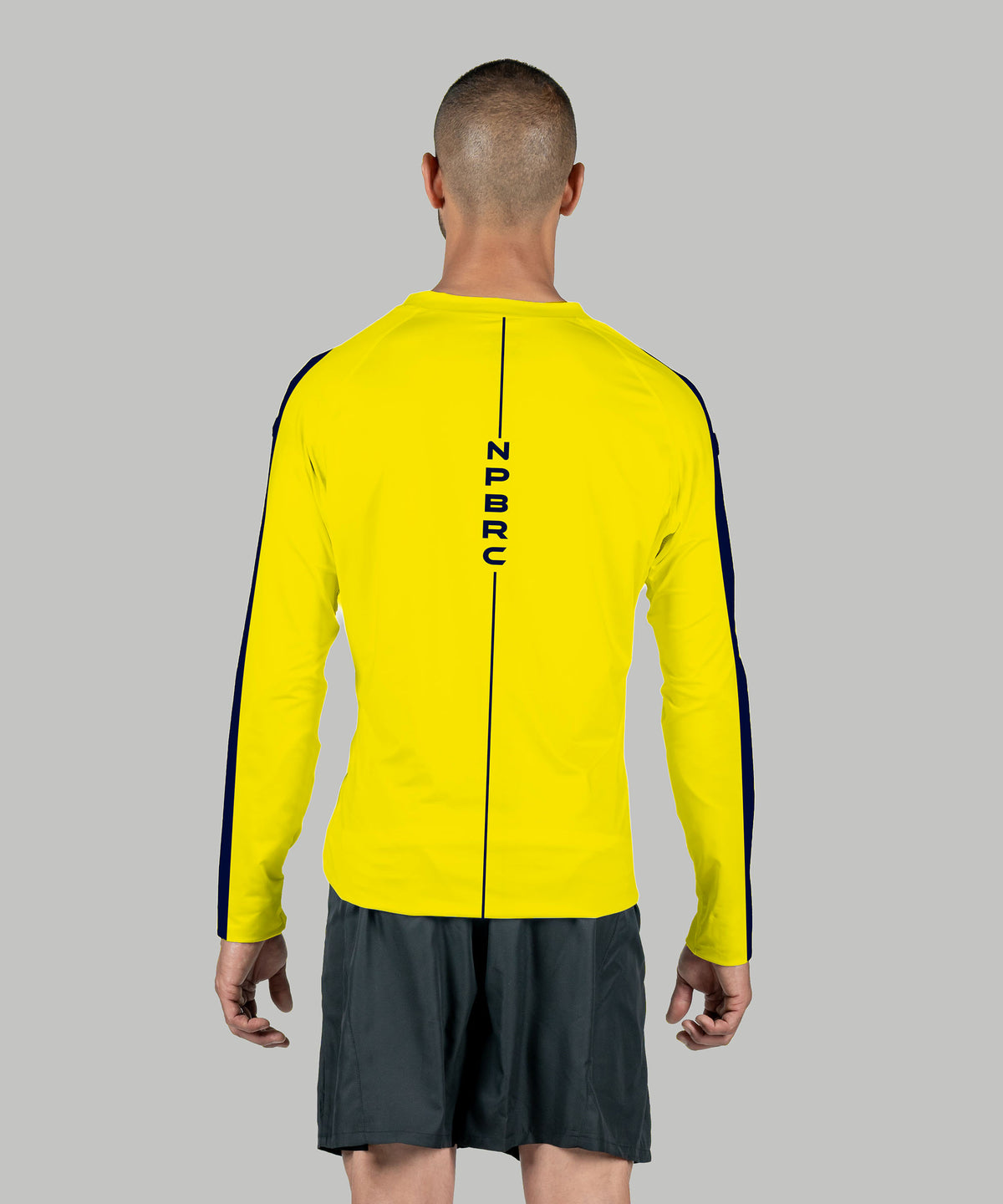 Men's North Palm Beach Rowing Training LS - Neon Yellow