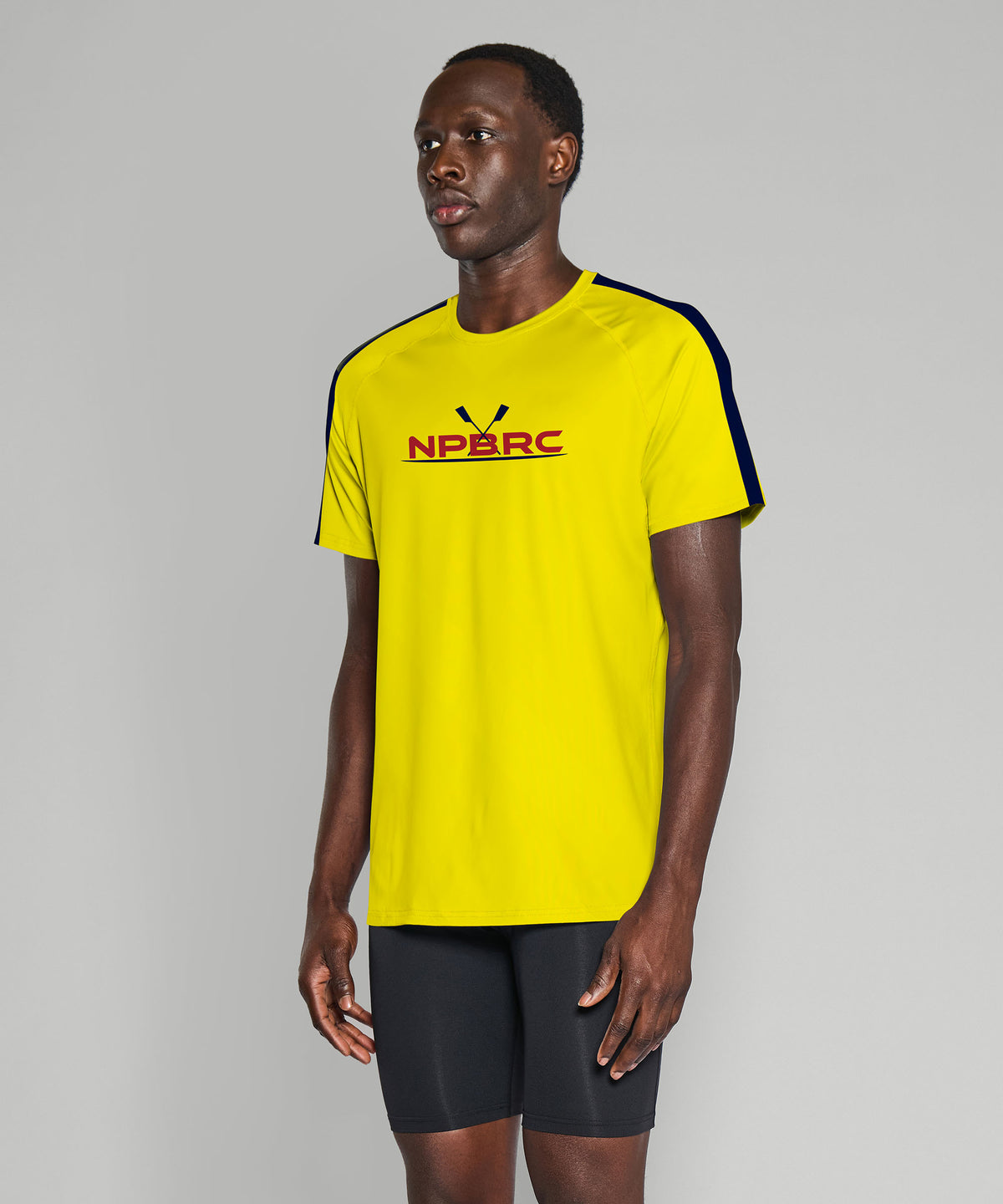 Men's North Palm Beach Rowing Training T-Shirt SS - Neon Yellow