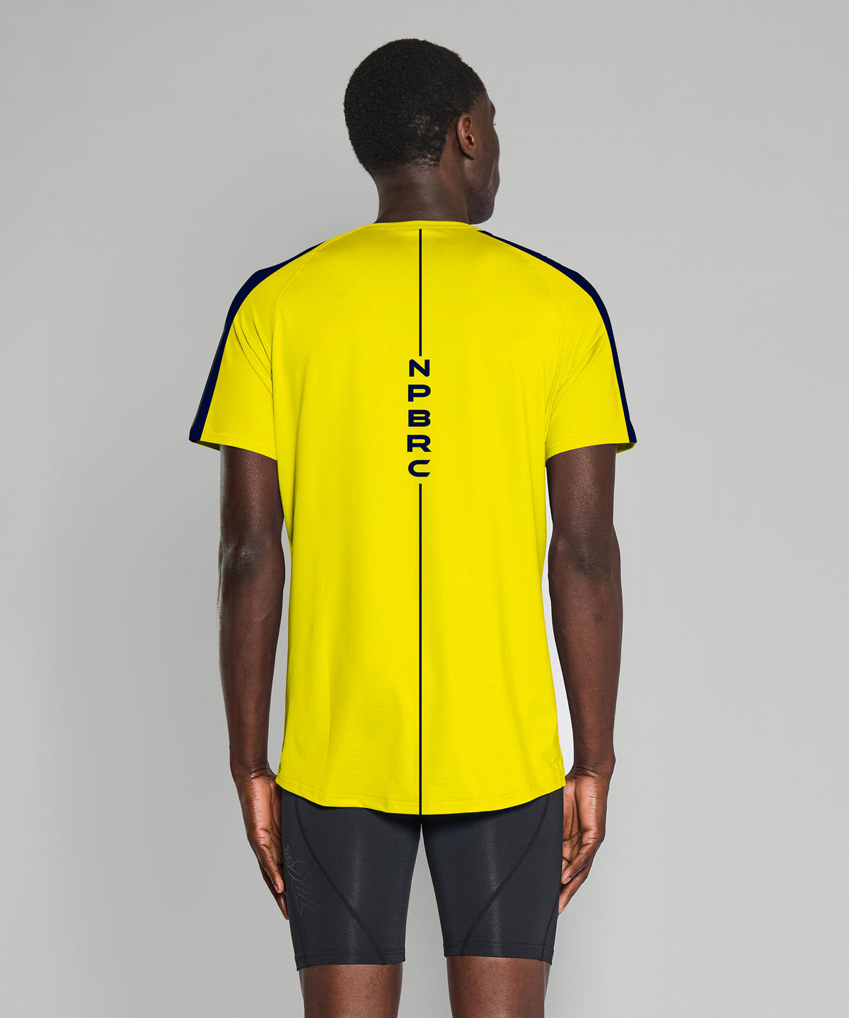 Men's North Palm Beach Rowing Training T-Shirt SS - Neon Yellow