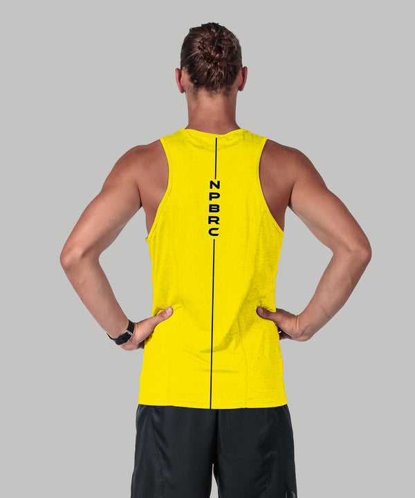 Men's North Palm Beach Rowing Training Tank - Neon Yellow