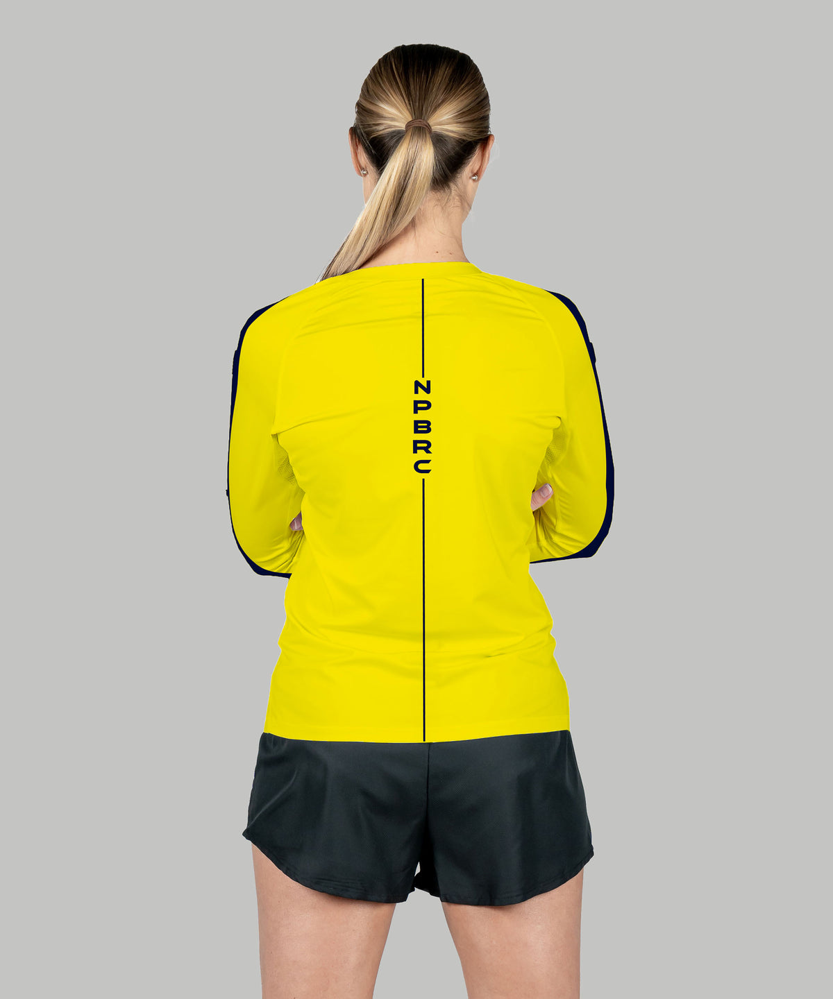 Women's North Palm Beach Rowing Training LS - Neon Yellow