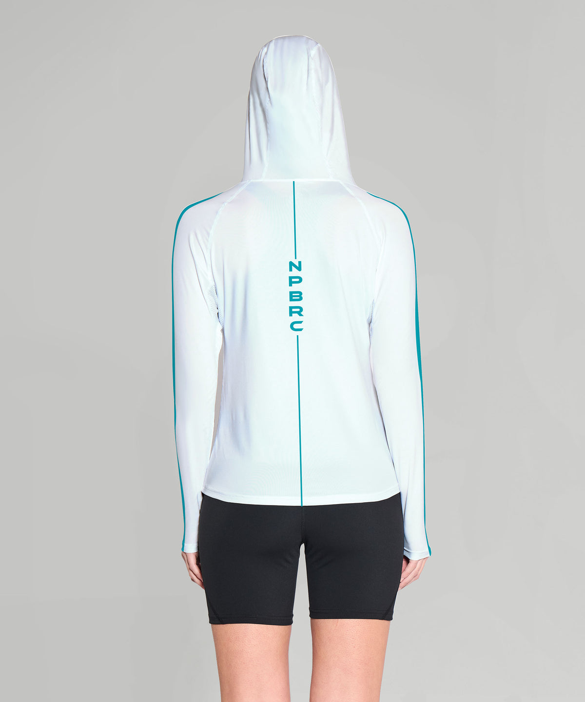 Women's North Palm Beach Rowing Sun Hoodie LS - White