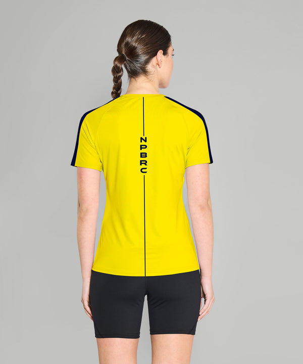 Women's North Palm Beach Rowing Training T-Shirt SS - Neon Yellow