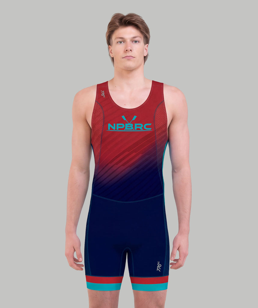 Men's North Palm Beach Rowing Club Pro Unisuit - Red/Navy